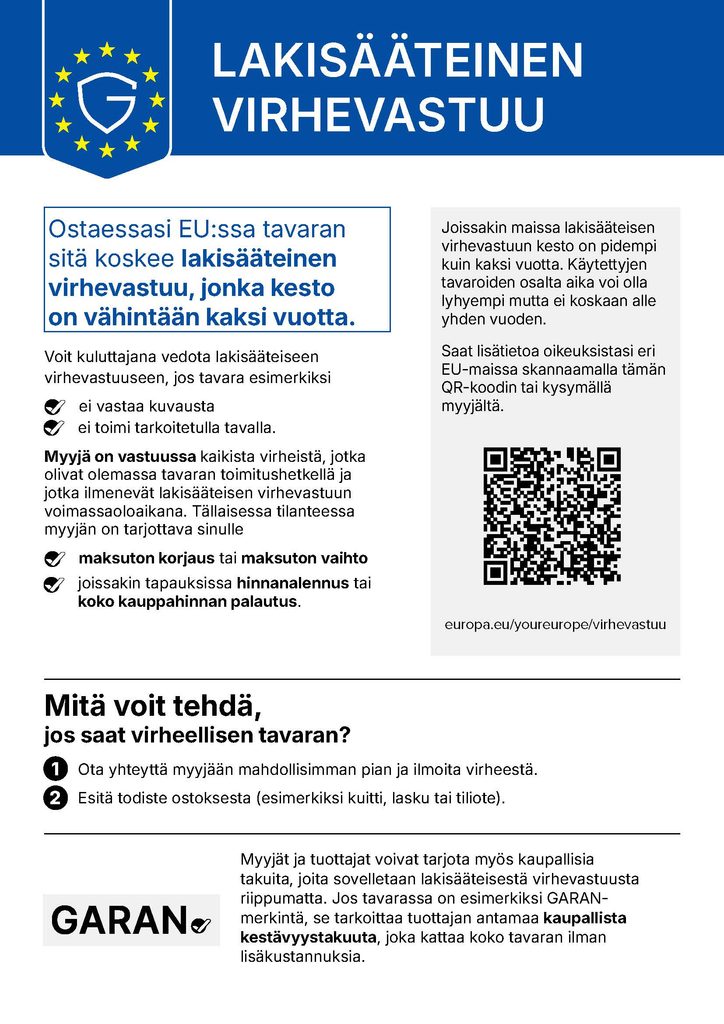 Lakisääteinen virhevastuu