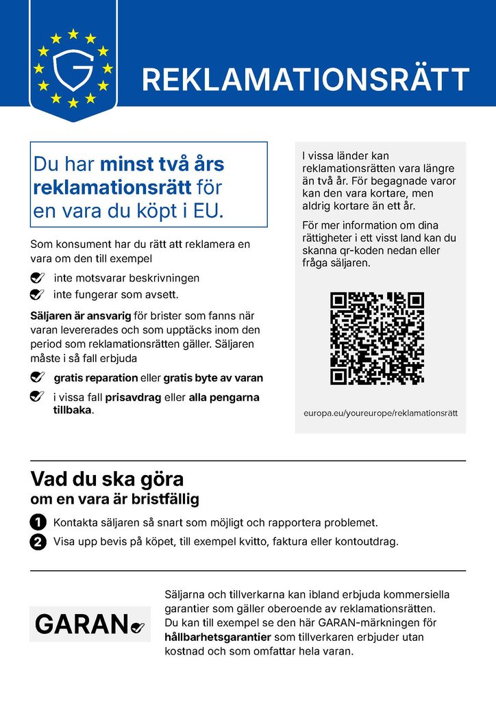 Reklamationsrätt